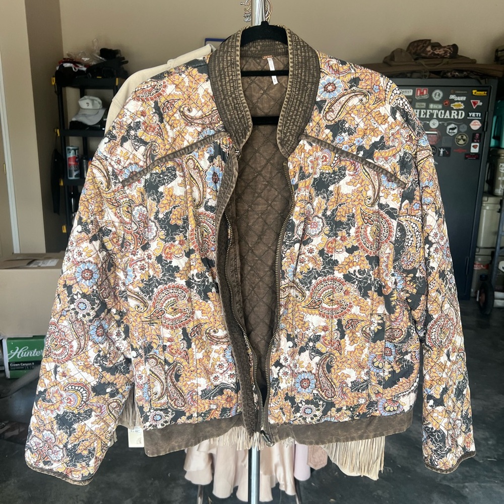 Free People Quilted Jacket